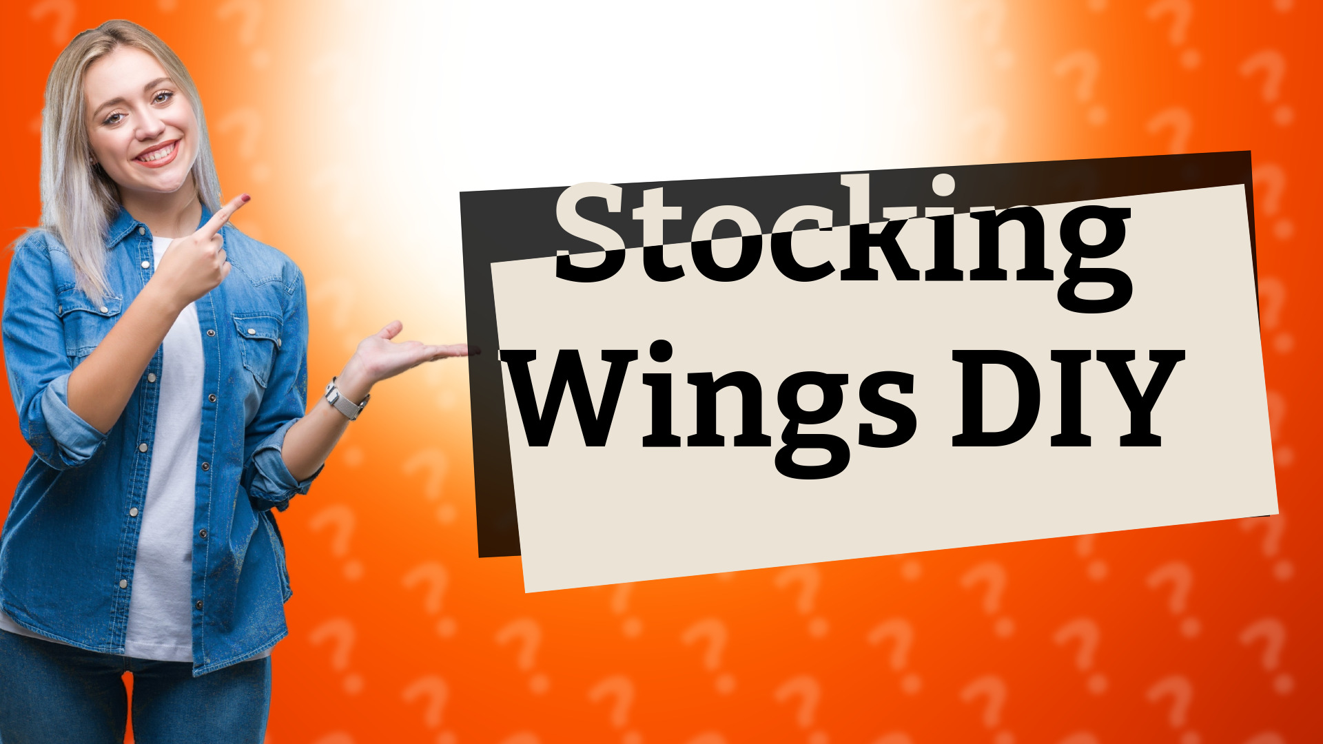 Stocking Wings DIY