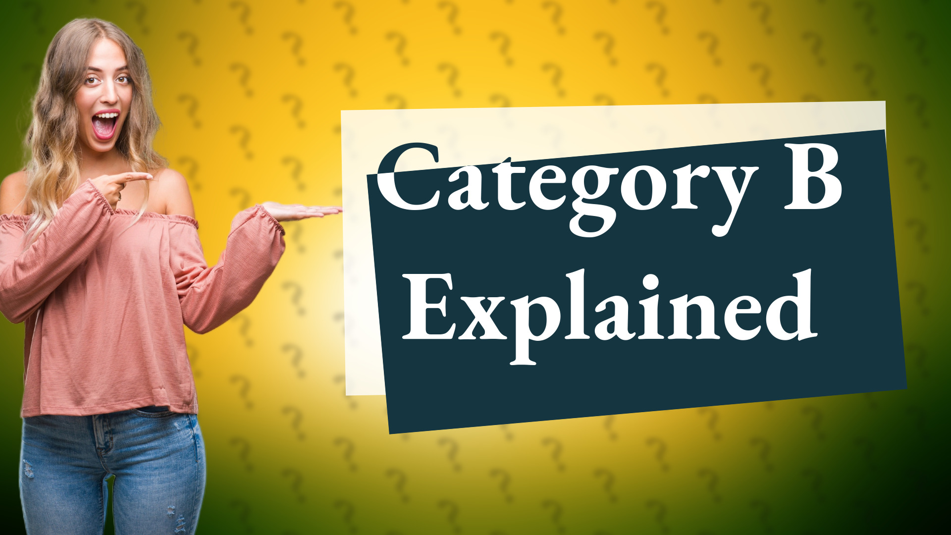 Category B Explained