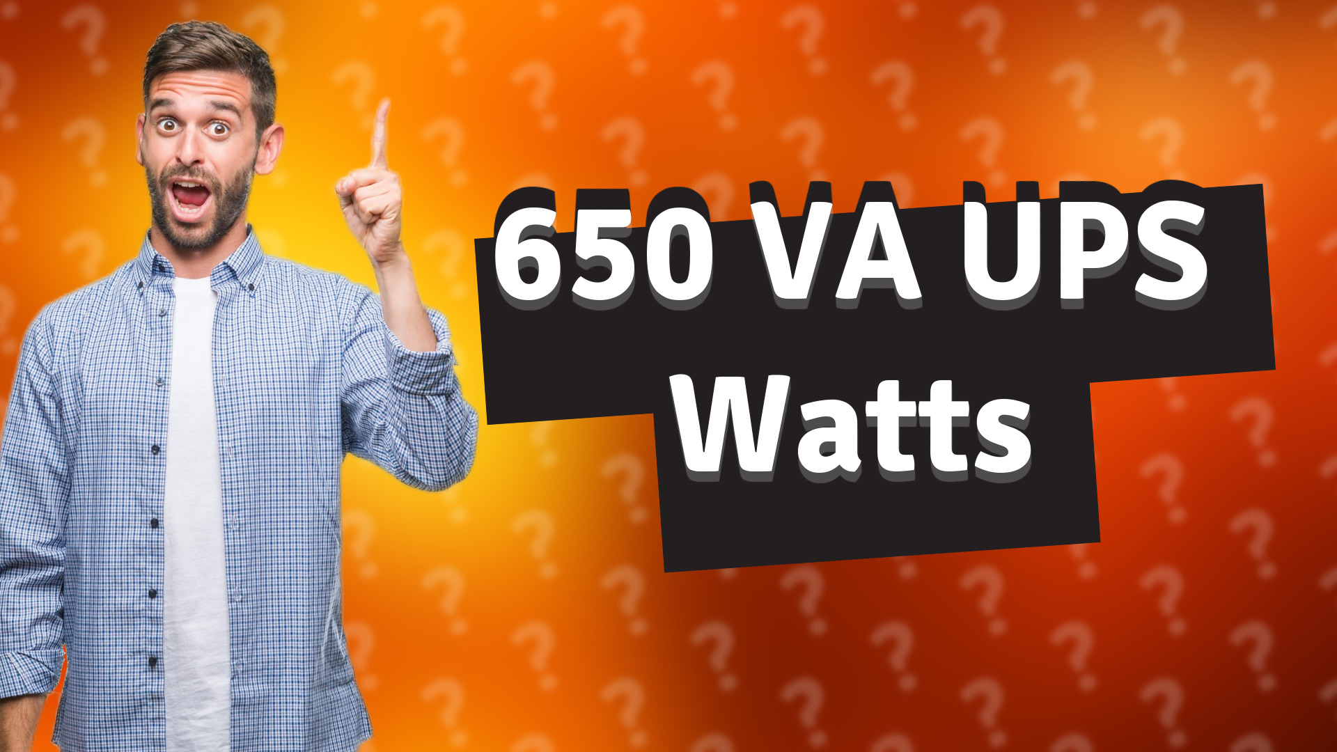 650 VA UPS Watts