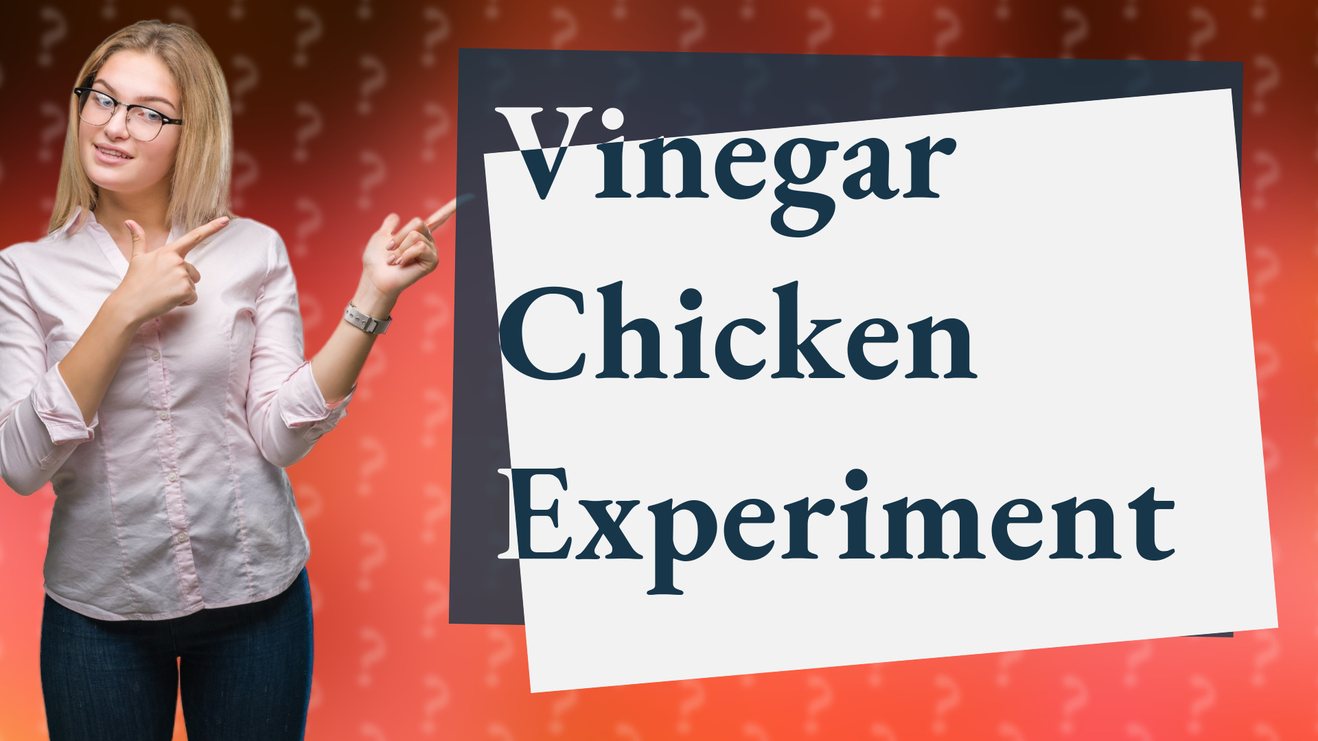 Vinegar Chicken Experiment