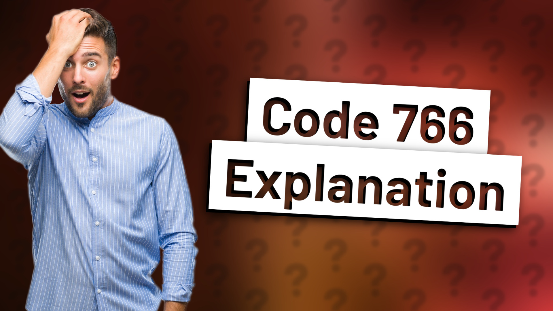 Code 766 Explanation