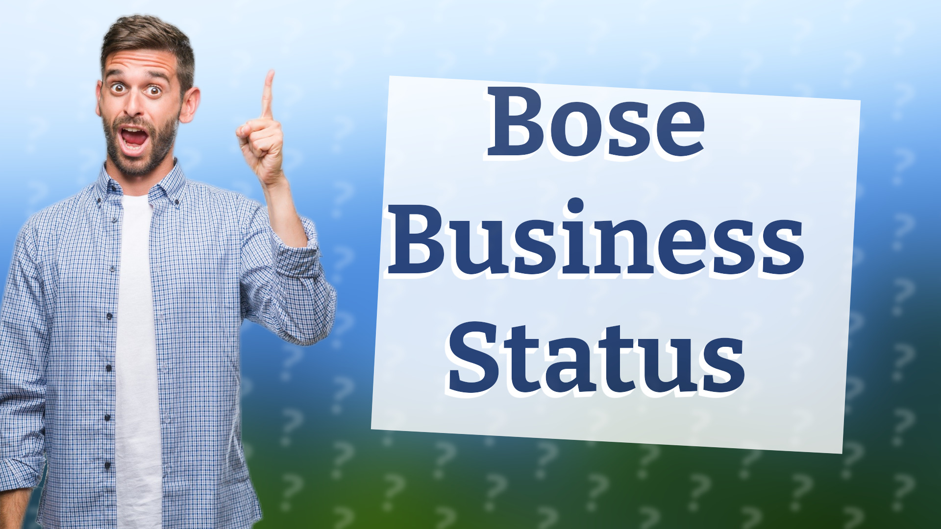 Bose Business Status