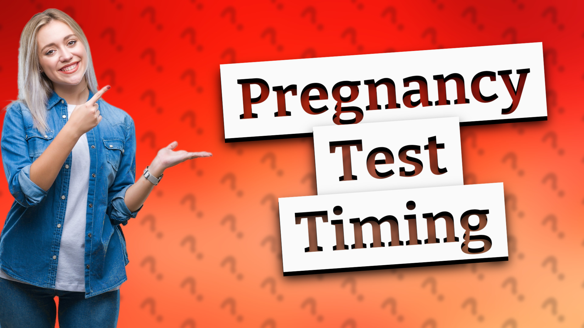 Pregnancy Test Timing