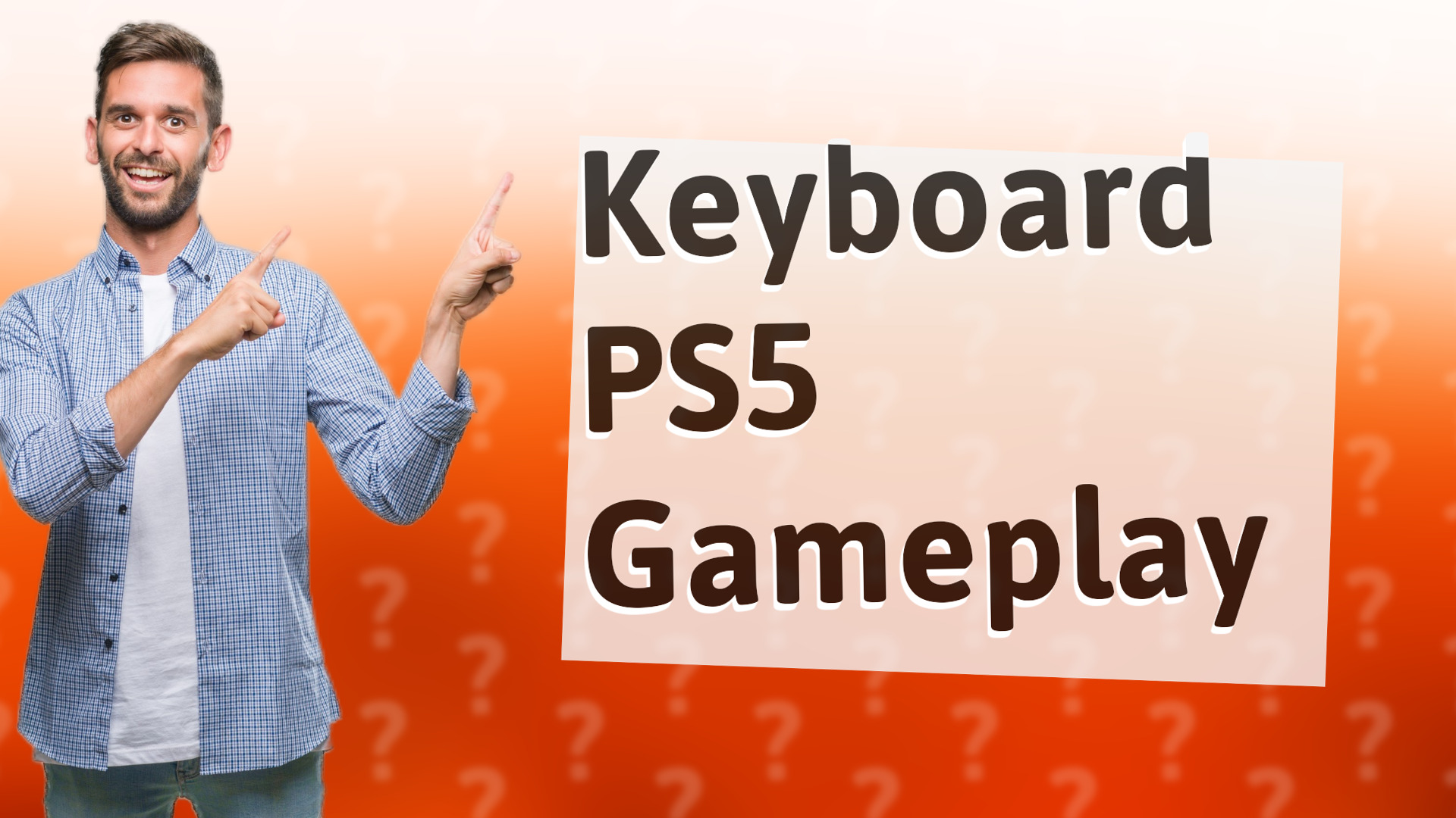 Keyboard PS5 Gameplay