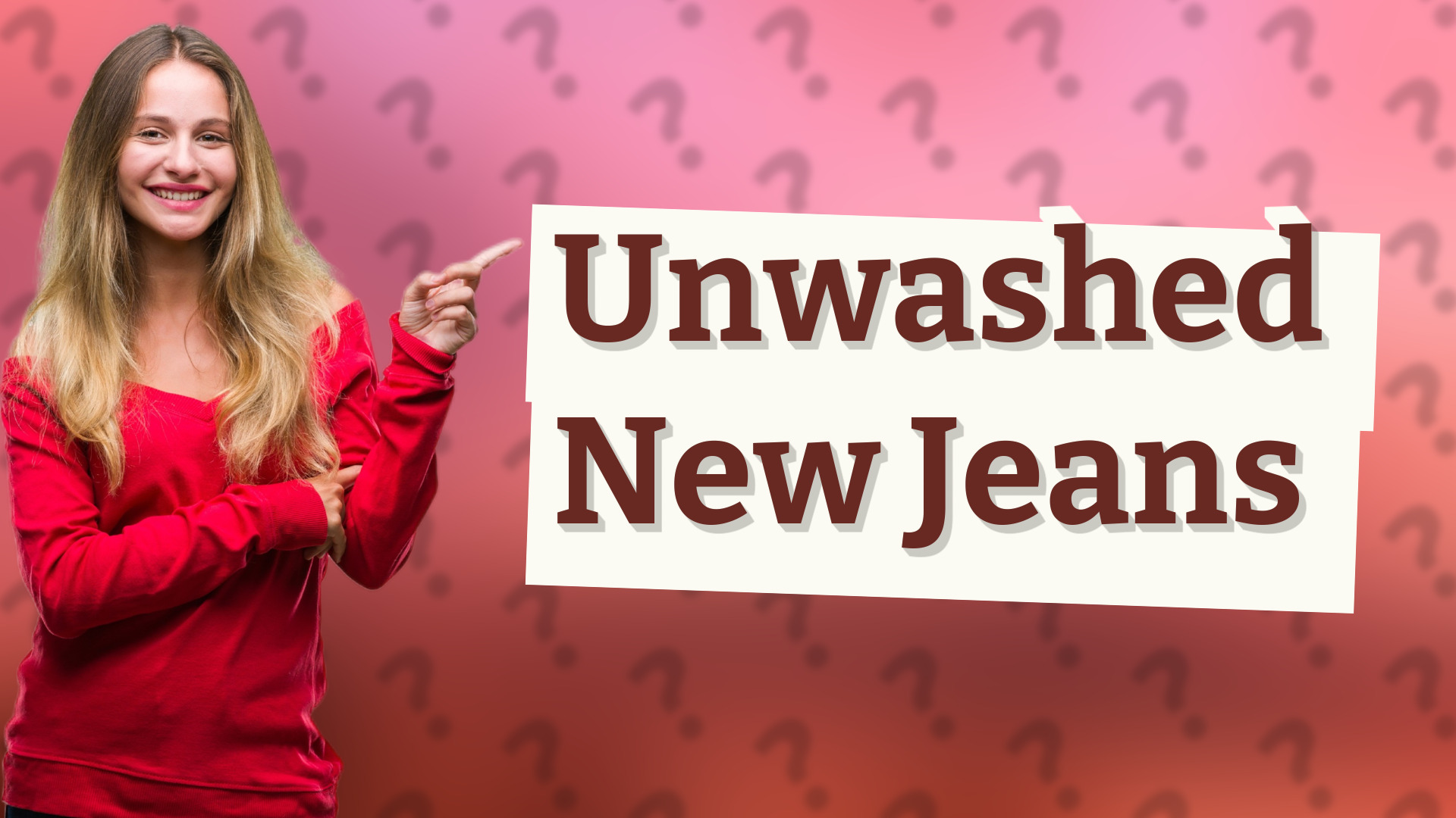 Unwashed New Jeans