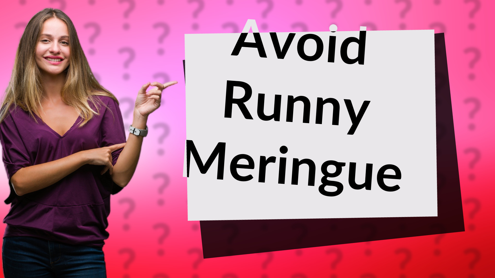 Avoid Runny Meringue
