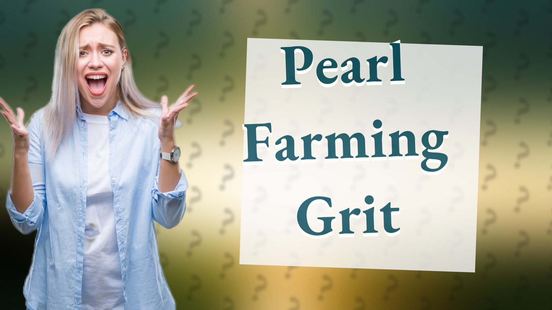 Pearl Farming Grit