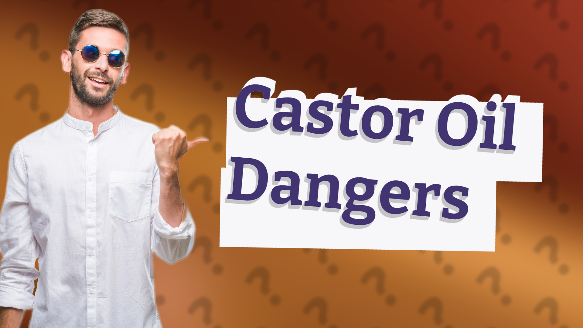 Castor Oil Dangers