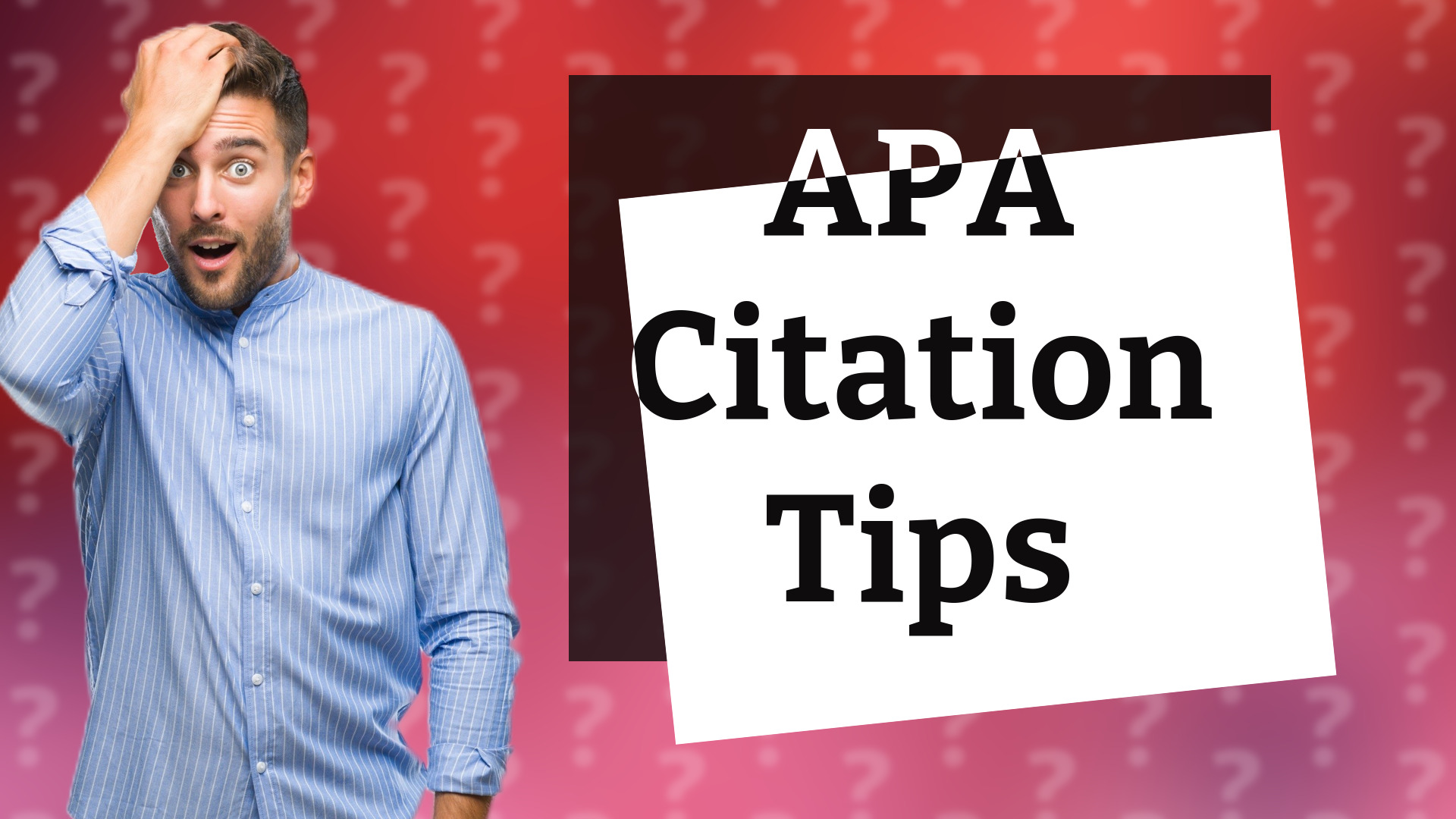 APA Citation Tips