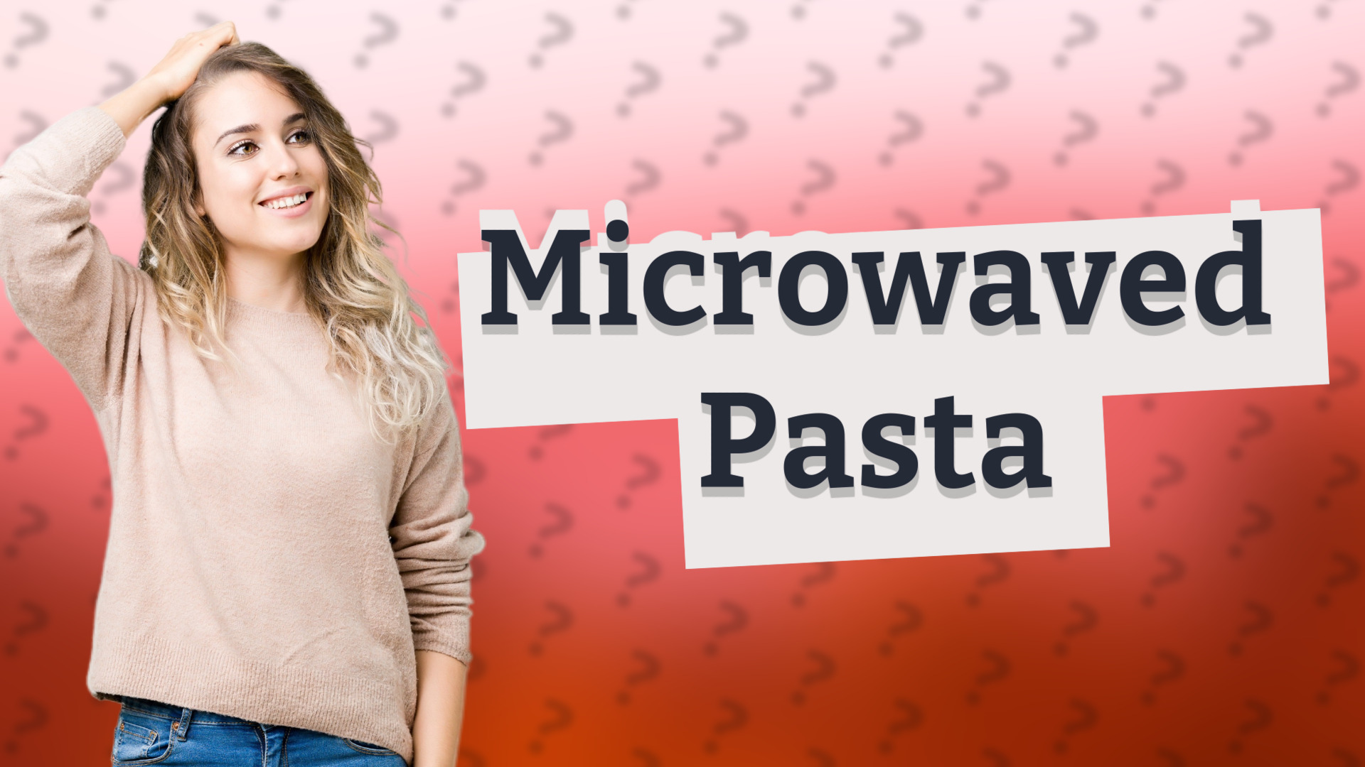 Microwaved Pasta