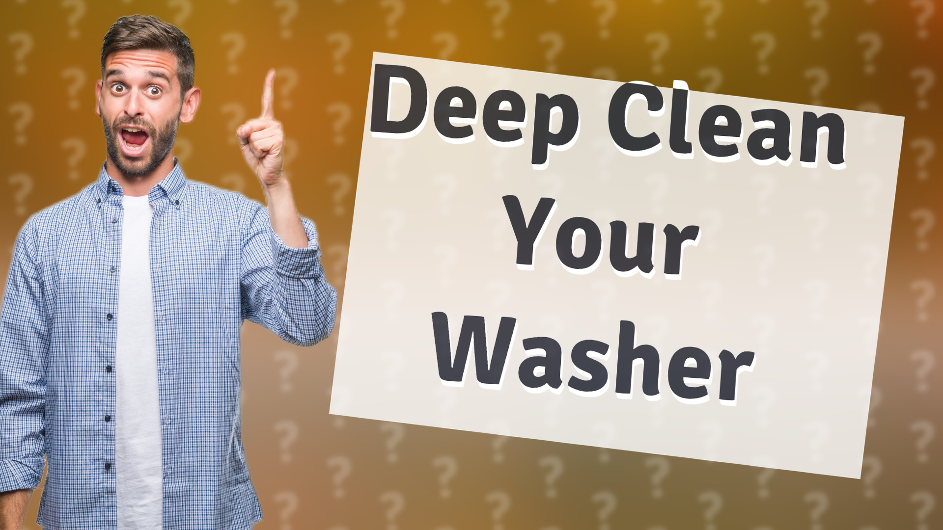 Deep Clean Your Washer