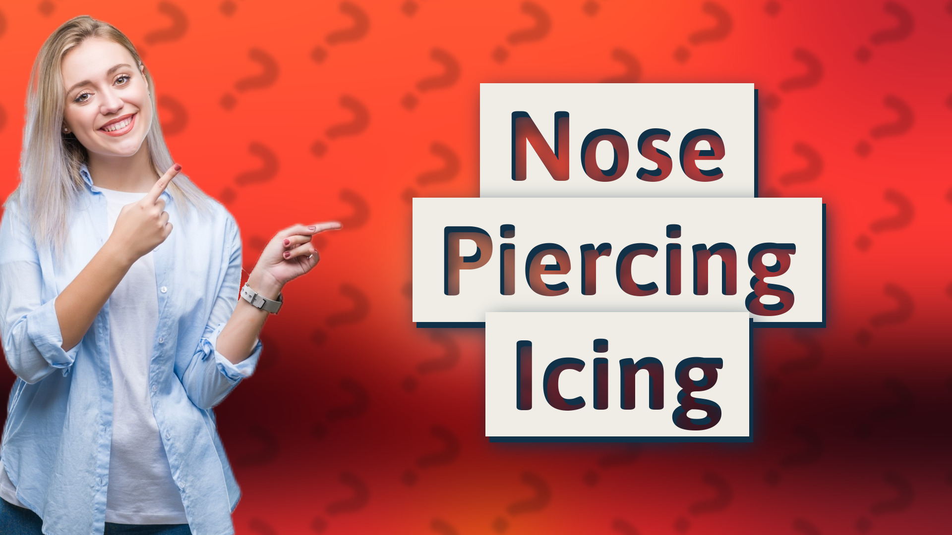 Nose Piercing Icing