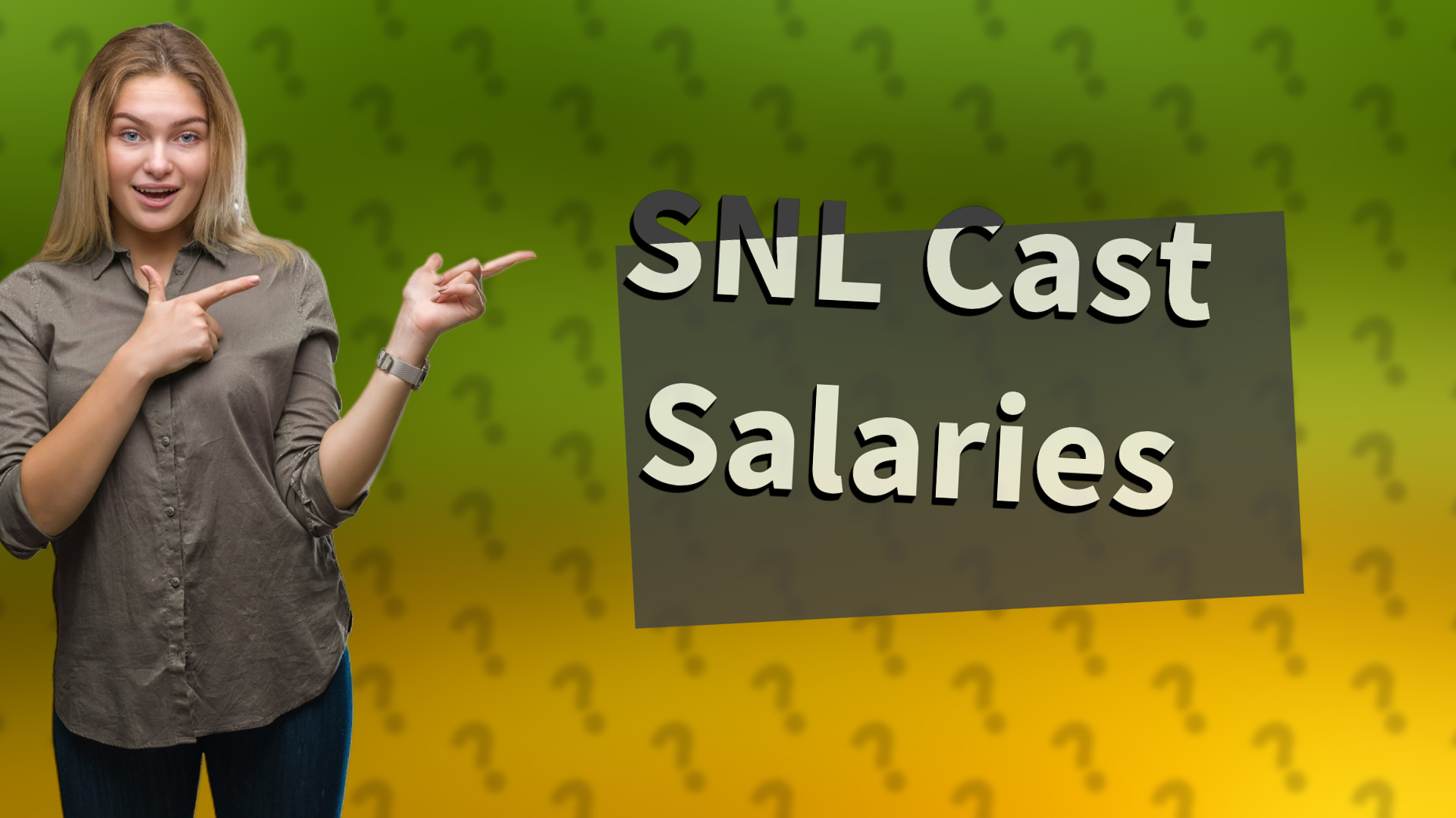 SNL Cast Salaries
