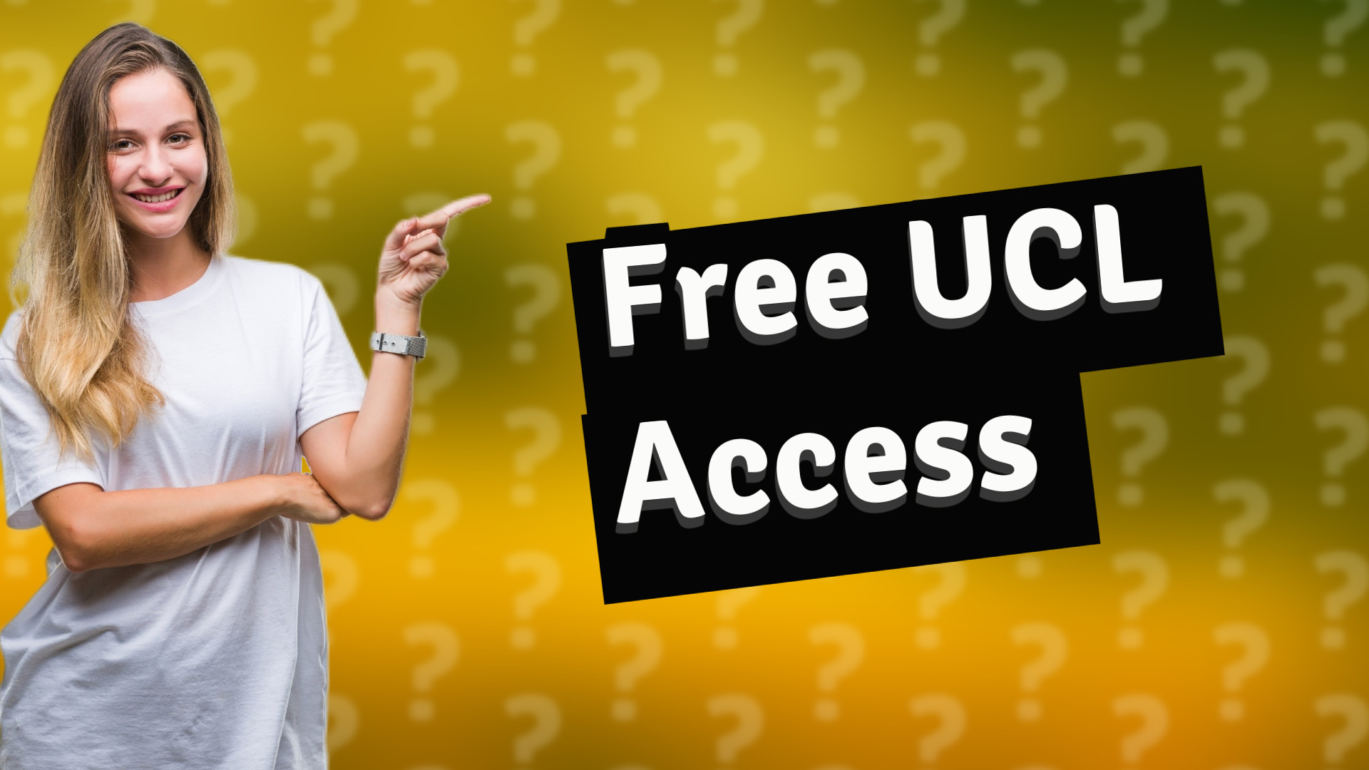 Free UCL Access