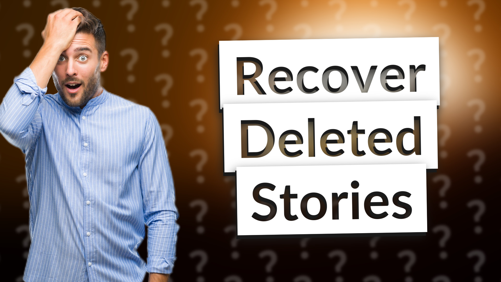 Recover Deleted Stories