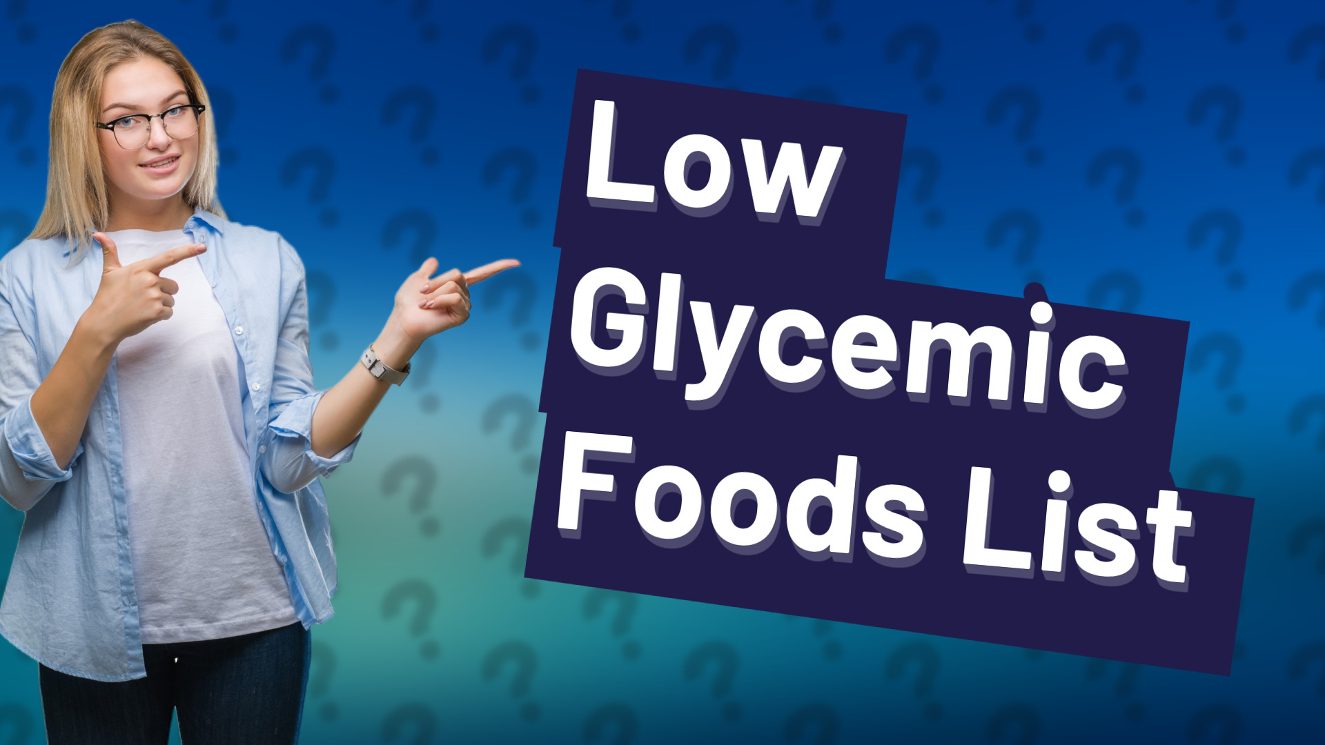 Low Glycemic Foods List