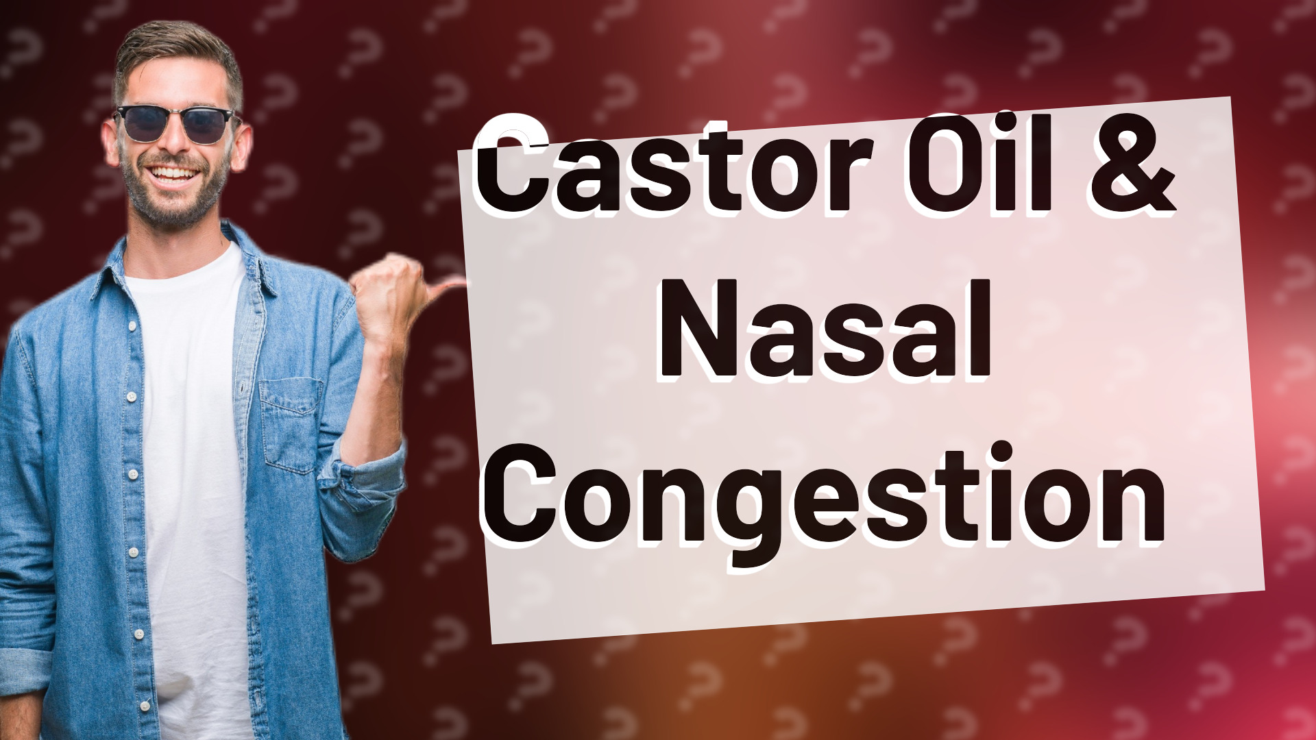 Castor Oil & Nasal Congestion
