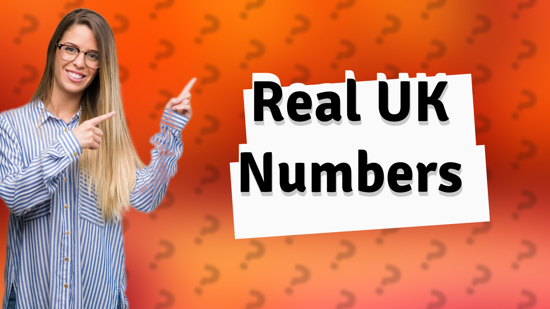 Real UK Numbers