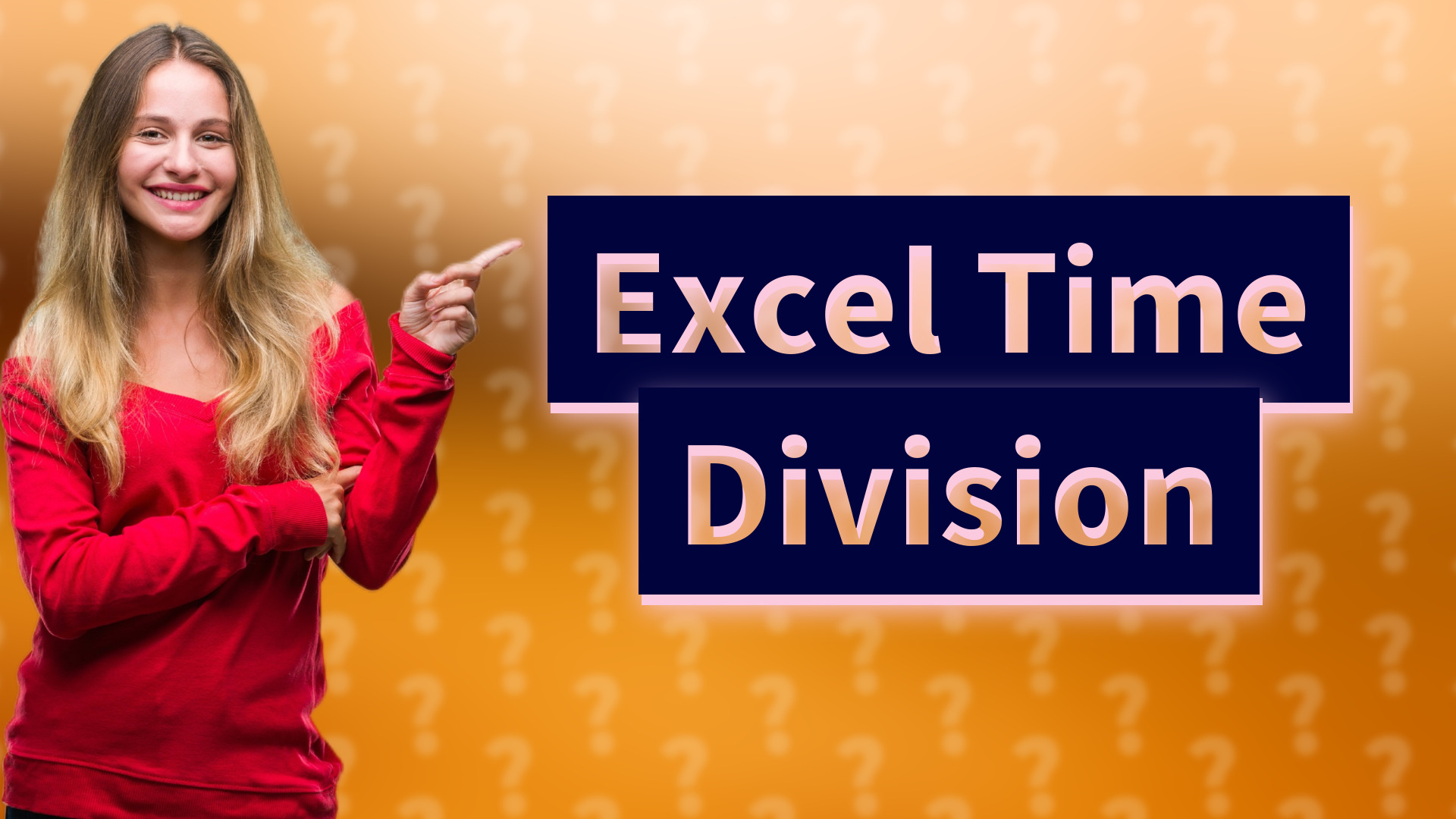 Excel Time Division