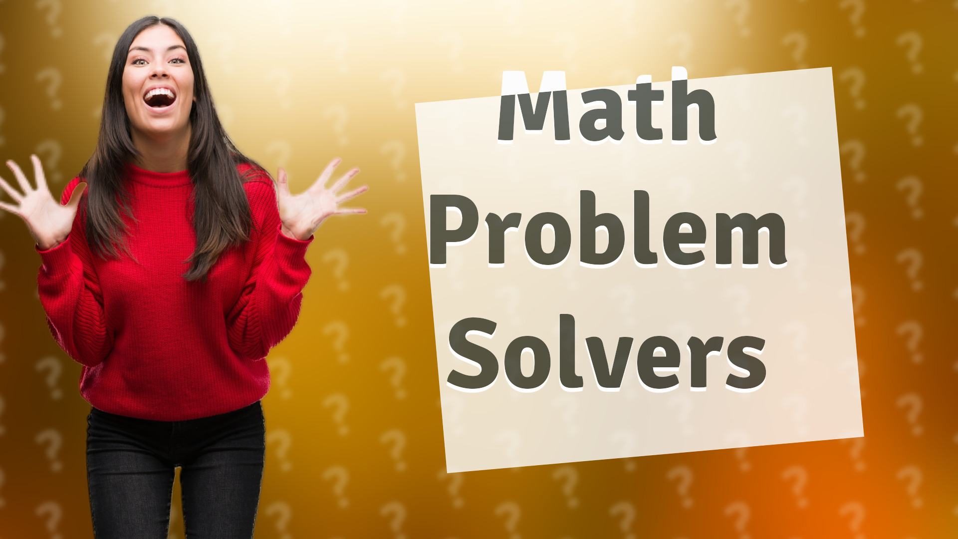 Math Problem Solvers