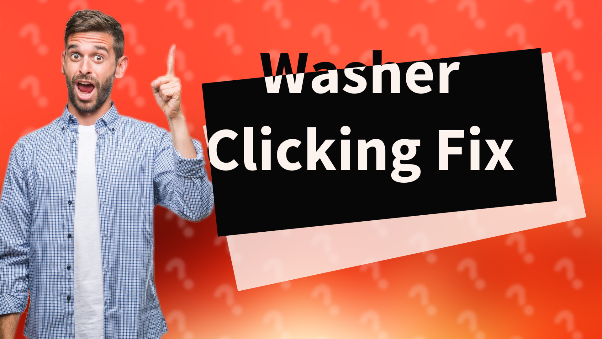 Washer Clicking Fix