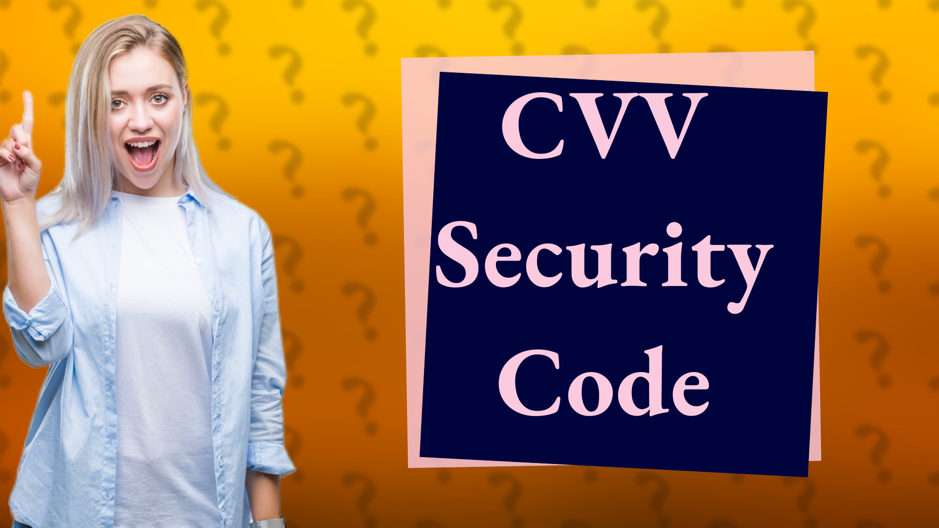 CVV Security Code