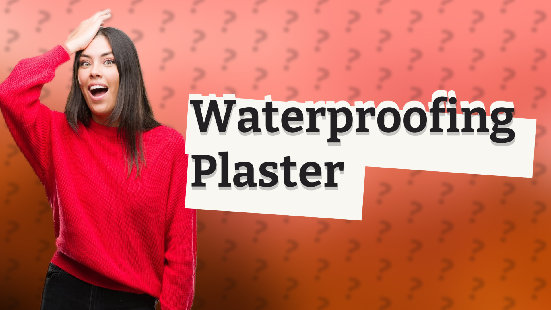 Waterproofing Plaster