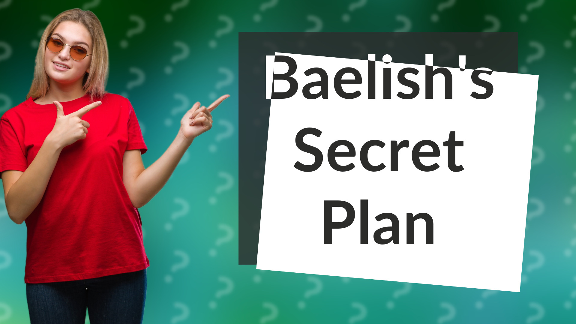Baelish's Secret Plan