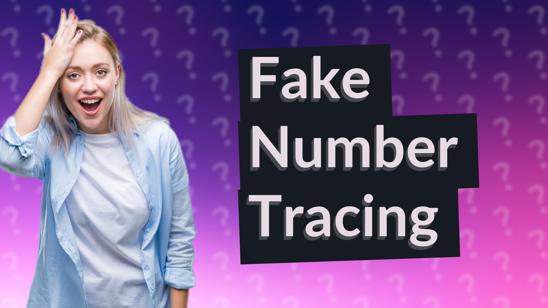 Fake Number Tracing