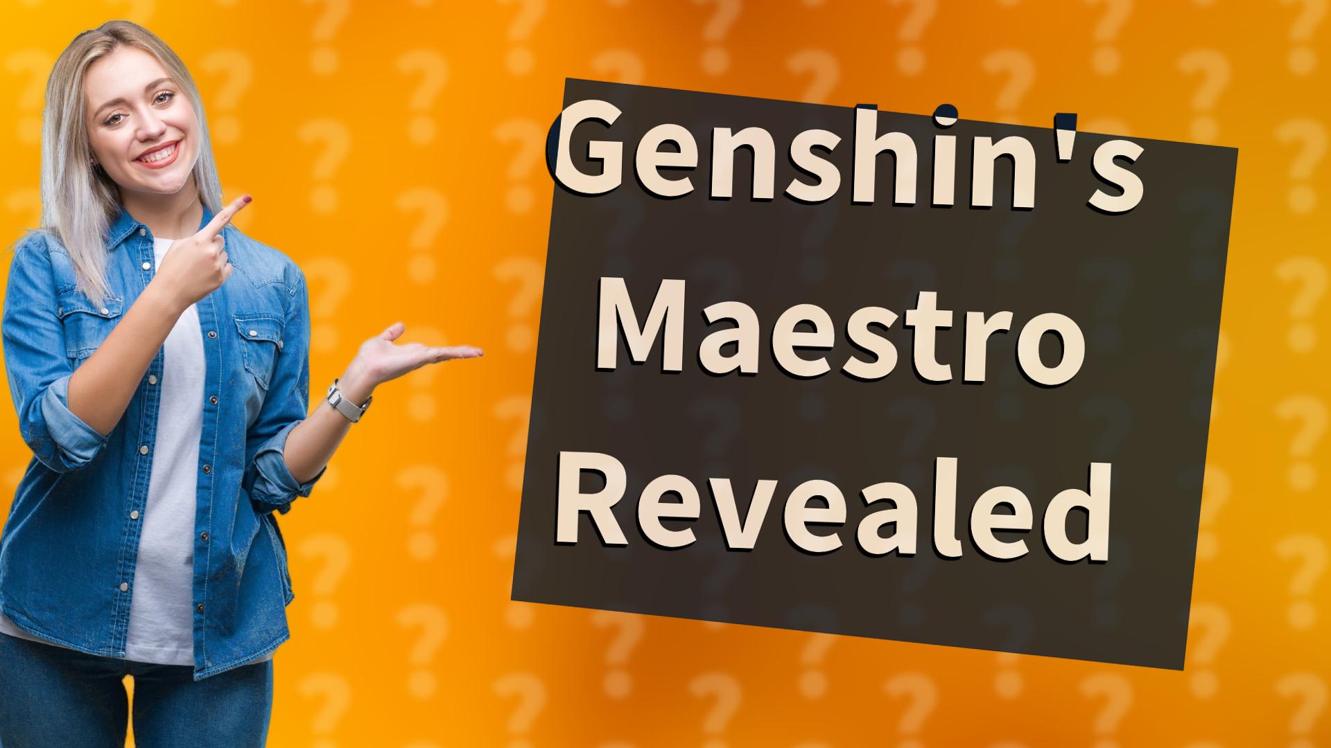 Genshin's Maestro Revealed