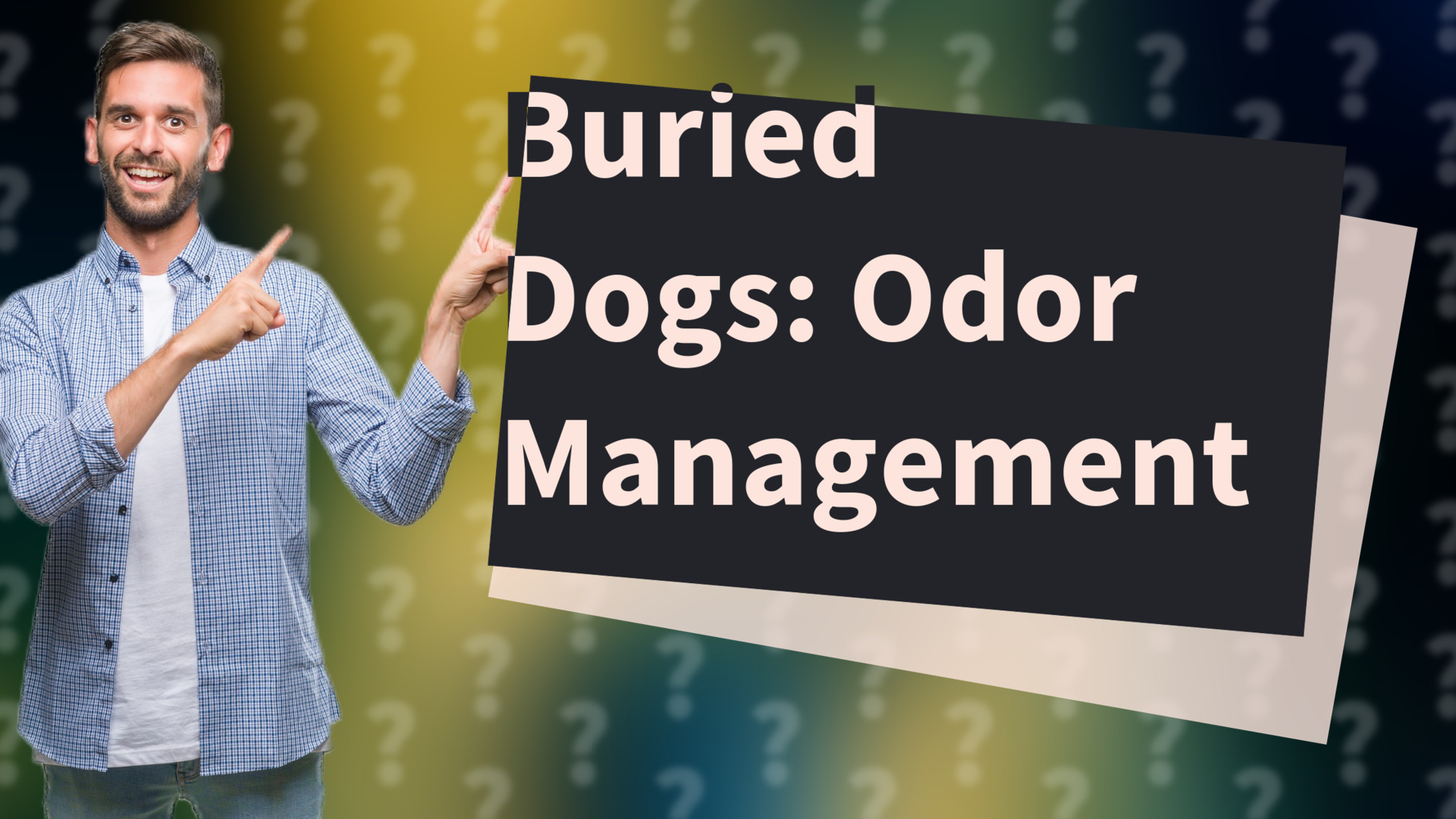 Buried Dogs: Odor Management