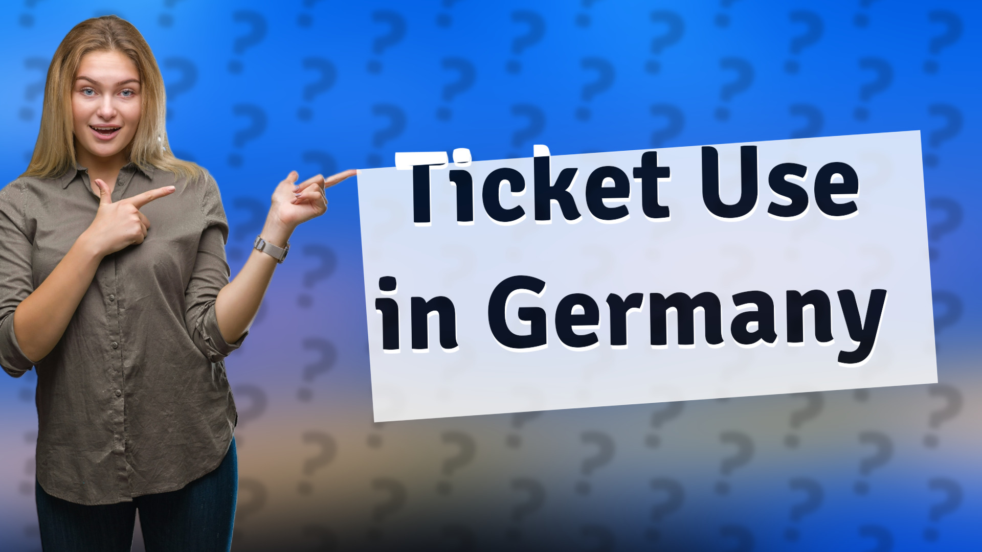 Ticket Use in Germany