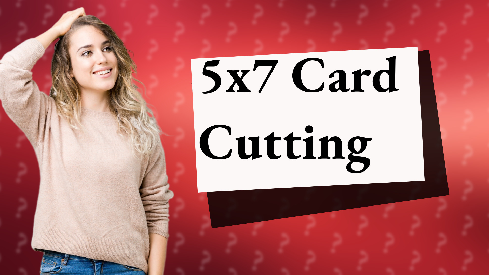 5x7 Card Cutting