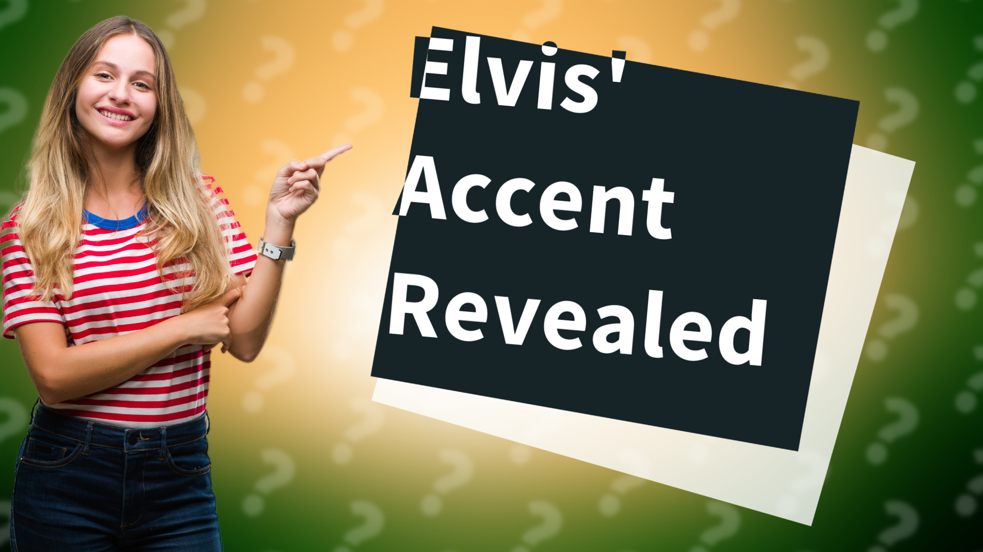 Elvis' Accent Revealed