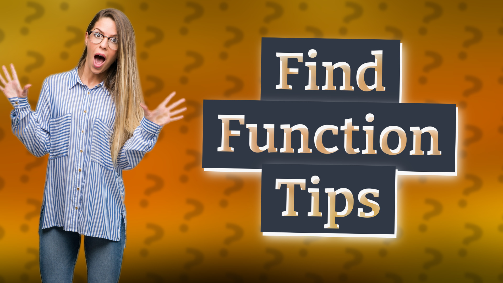 Find Function Tips