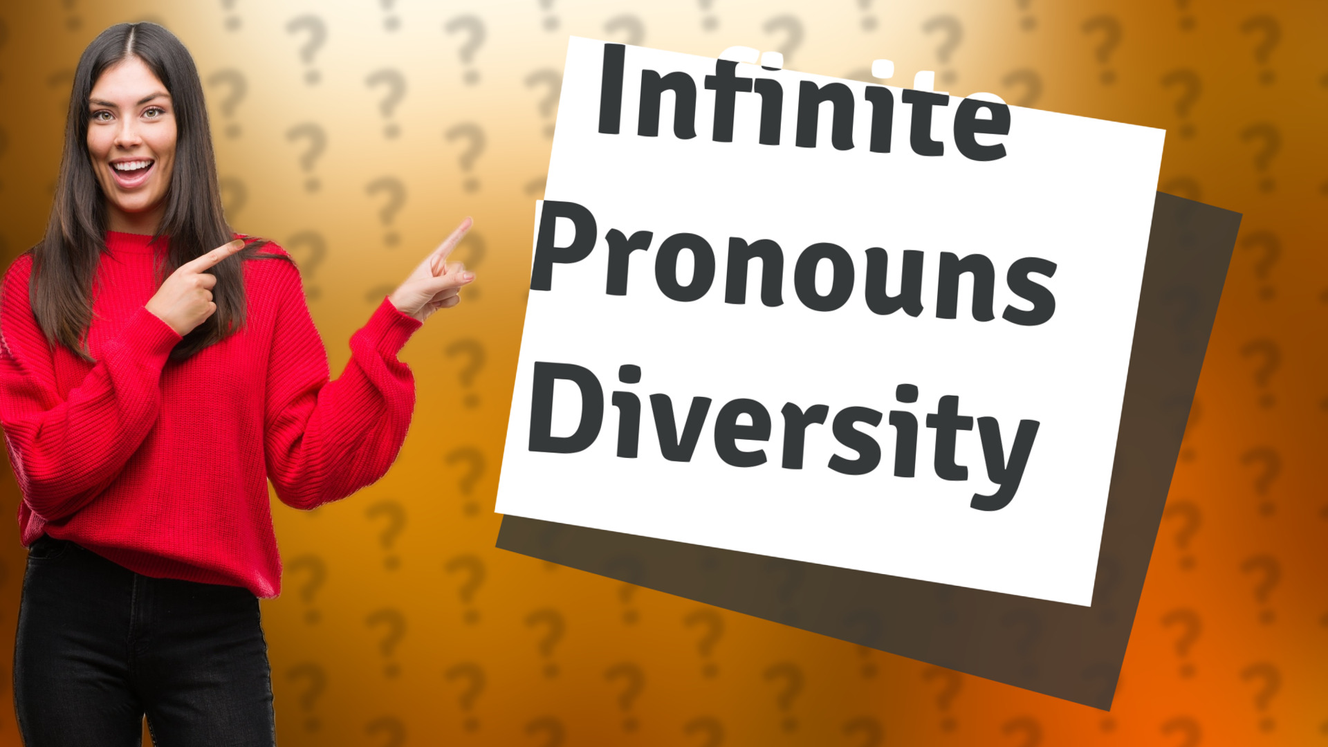 Infinite Pronouns Diversity