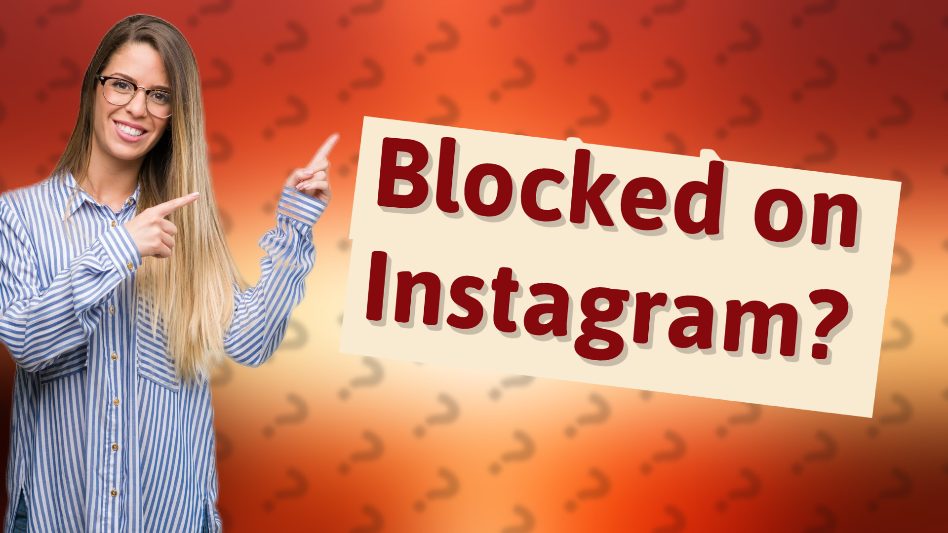 Blocked on Instagram?