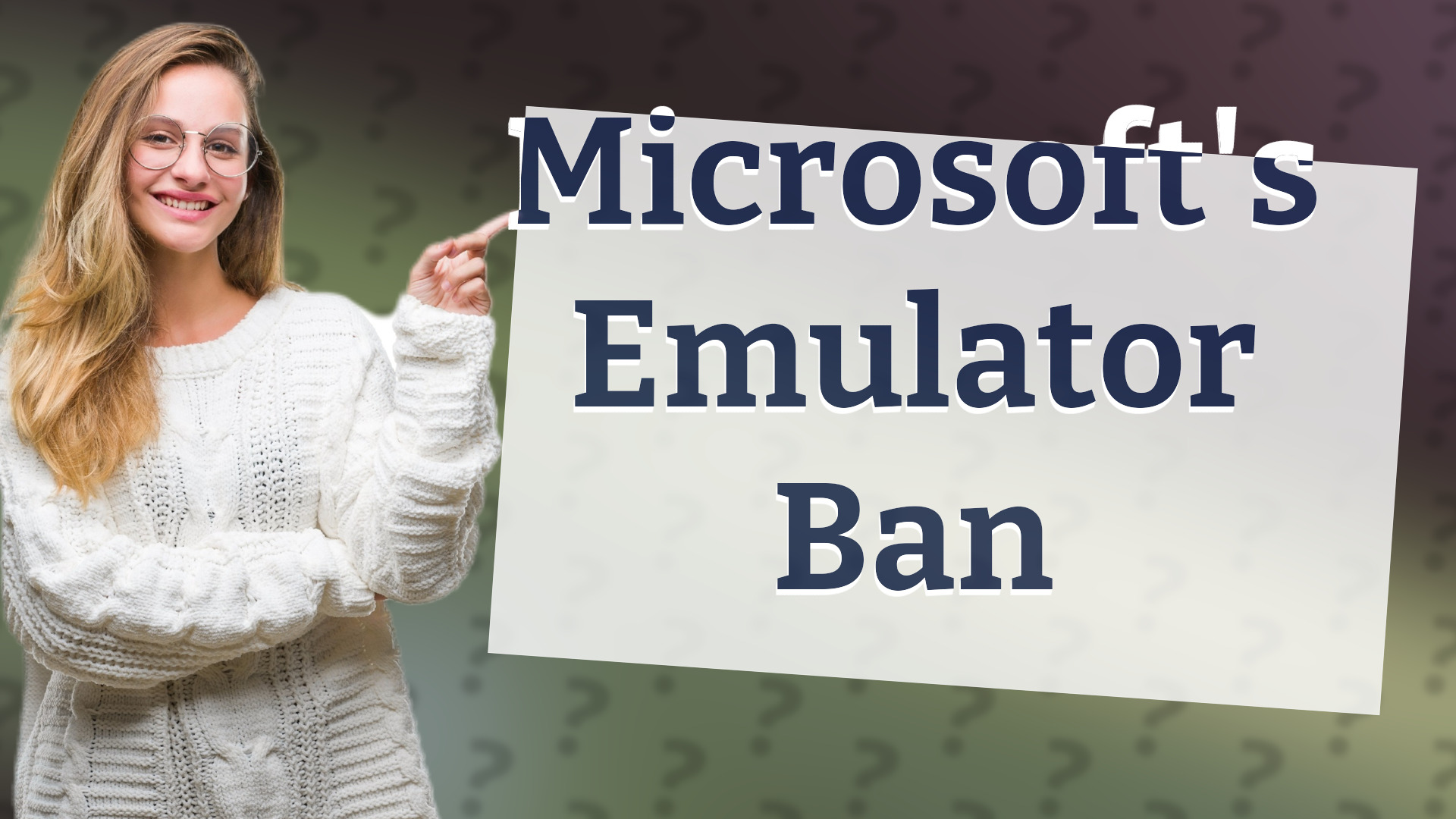 Microsoft's Emulator Ban