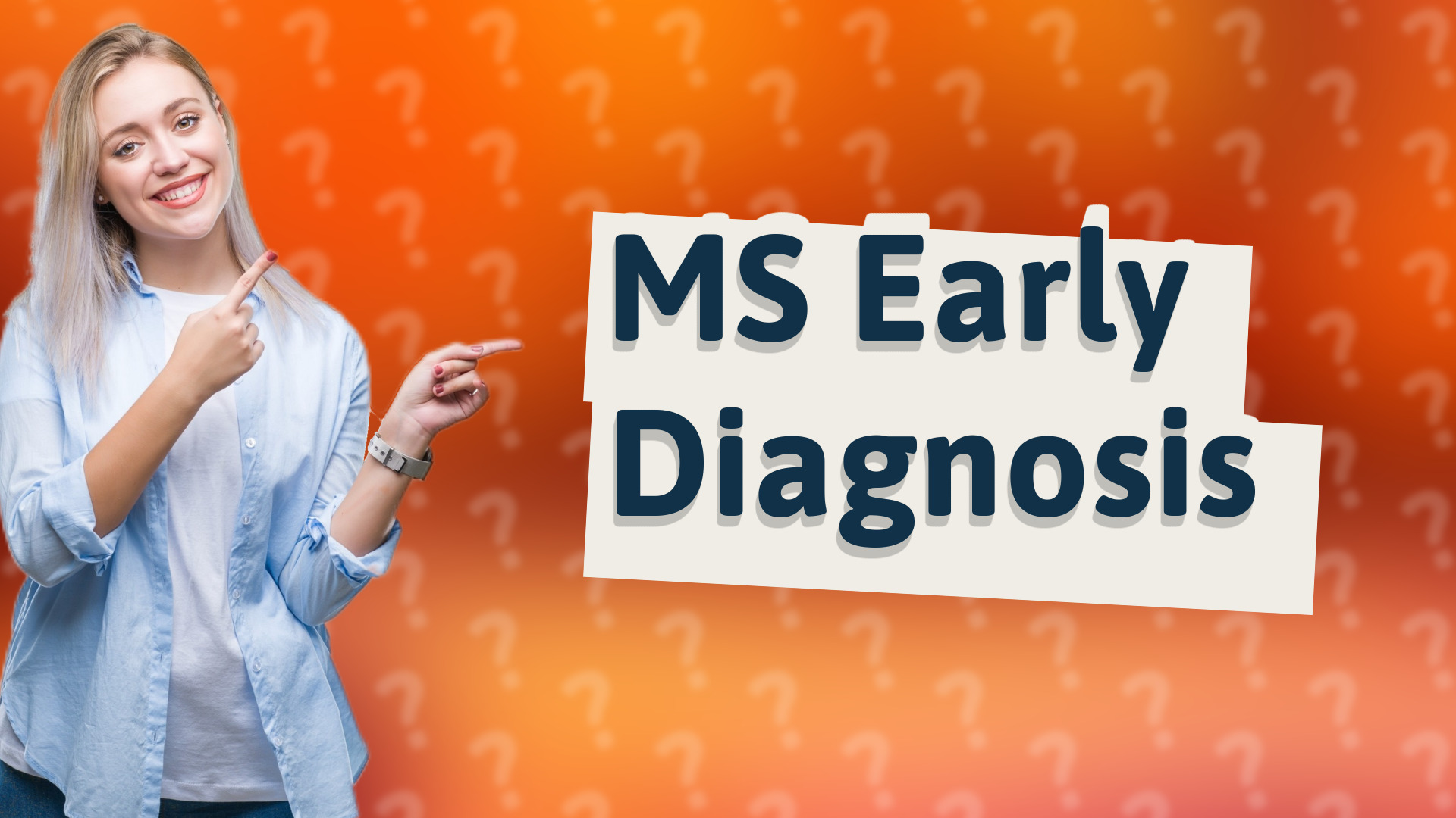 MS Early Diagnosis