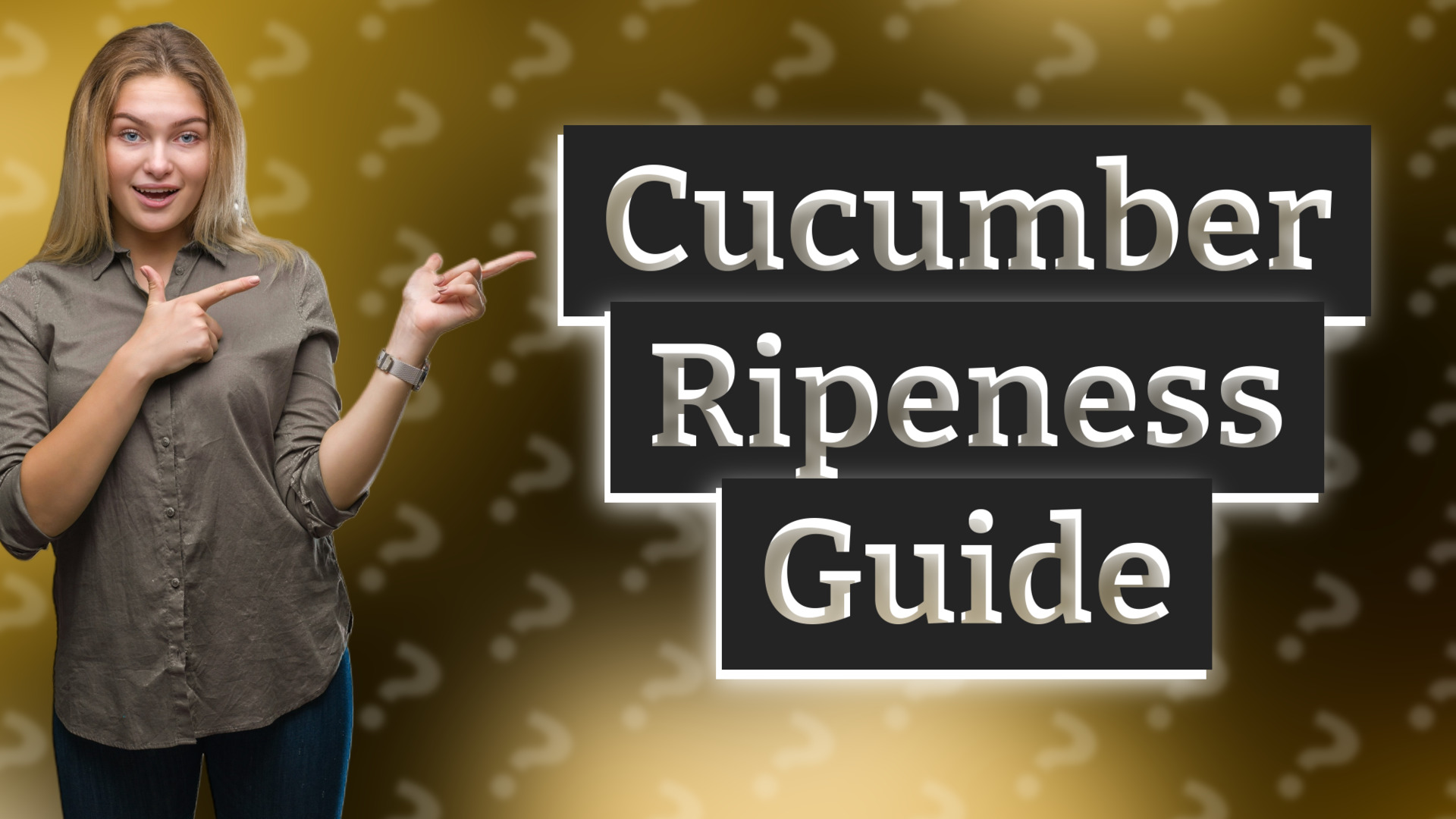 Cucumber Ripeness Guide