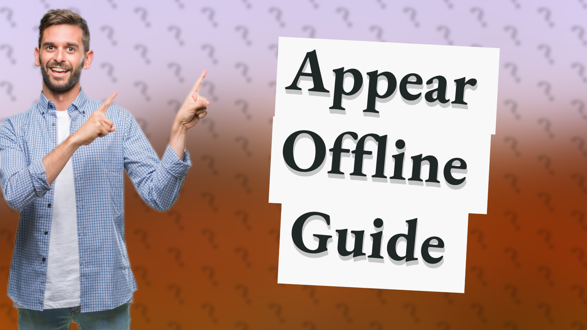 Appear Offline Guide