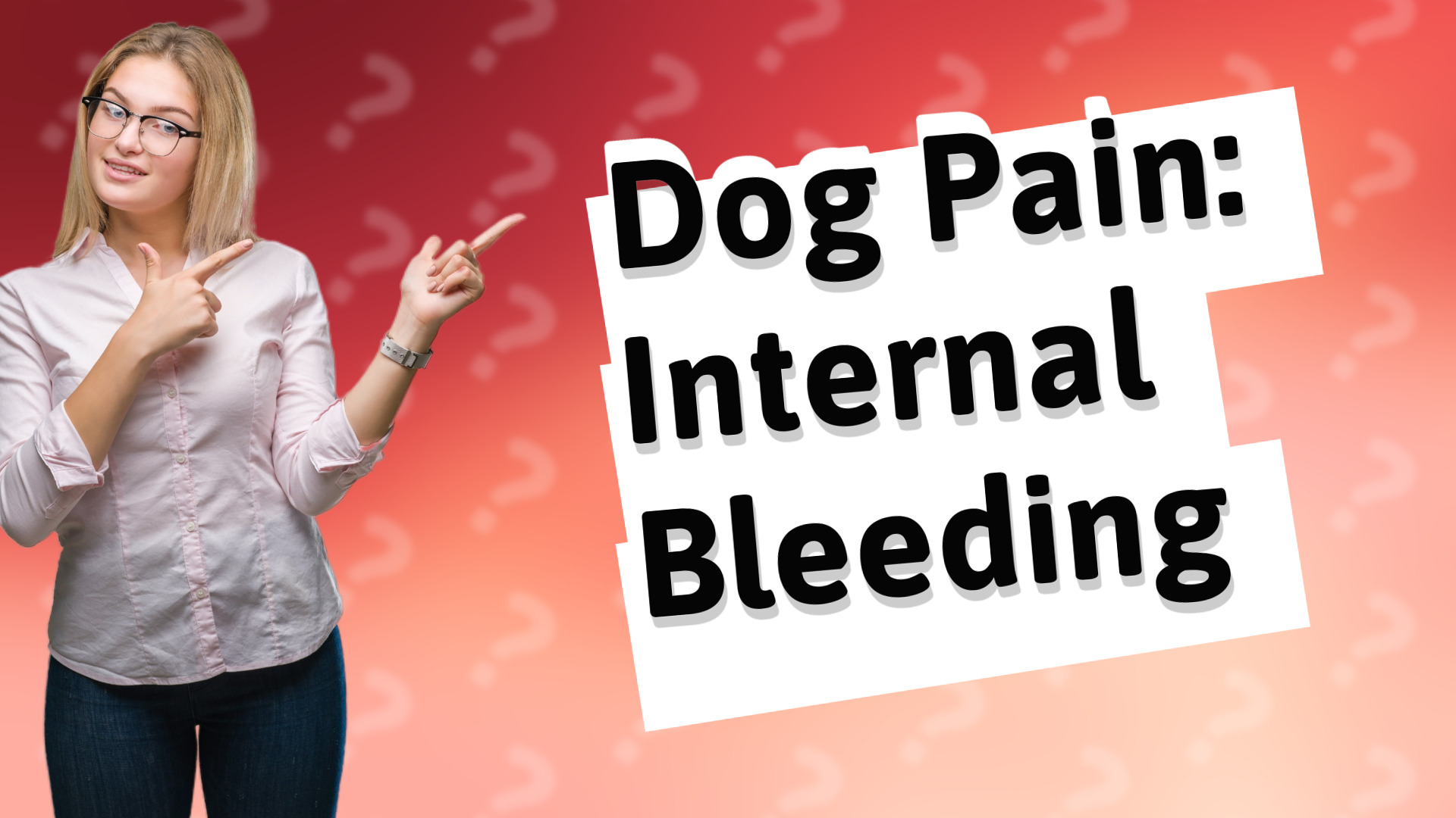 Dog Pain: Internal Bleeding