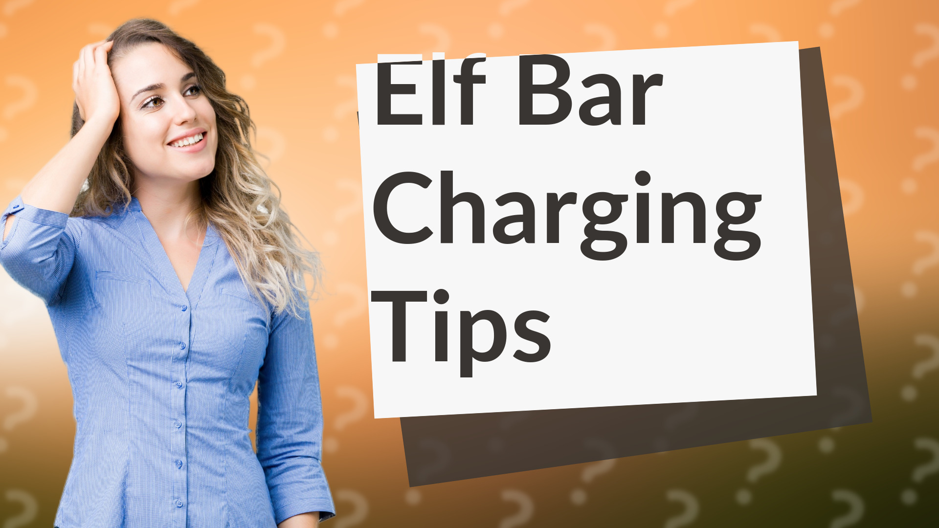 Elf Bar Charging Tips