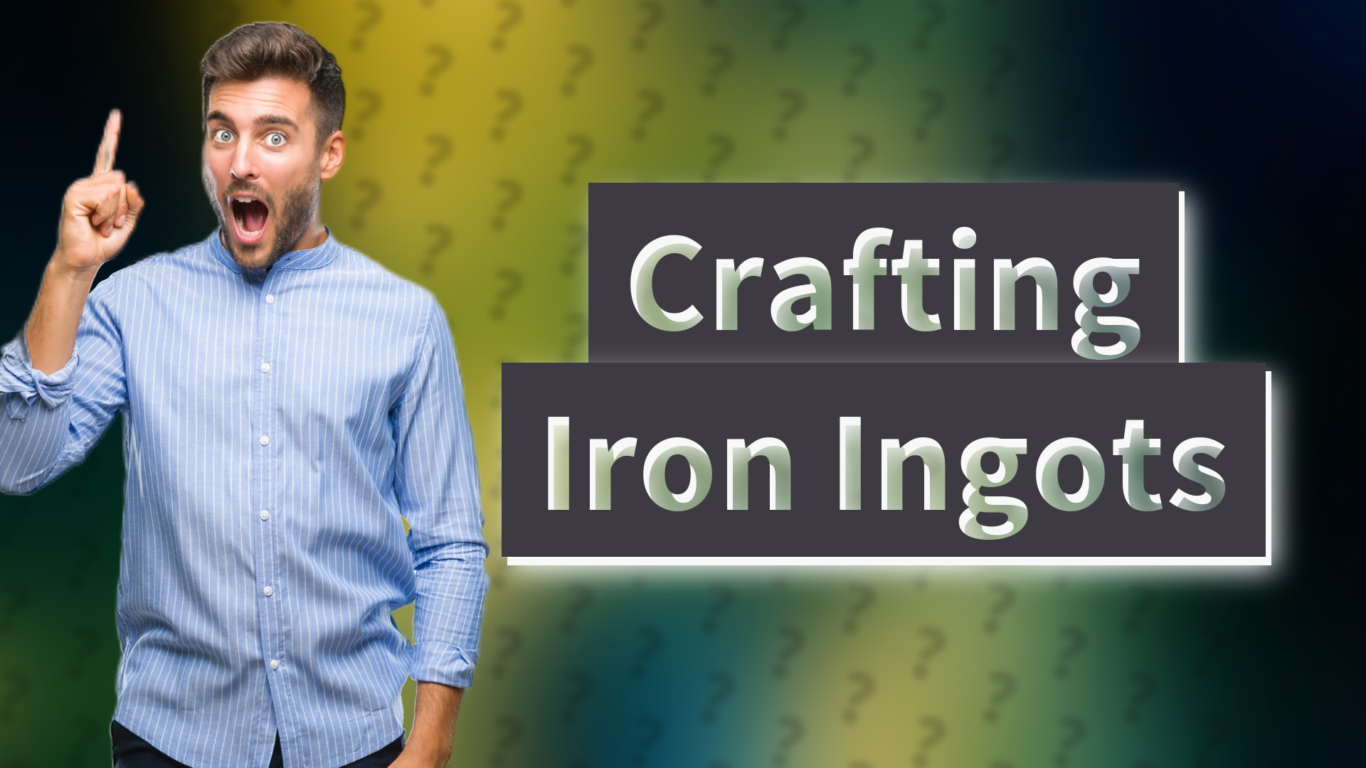 Crafting Iron Ingots