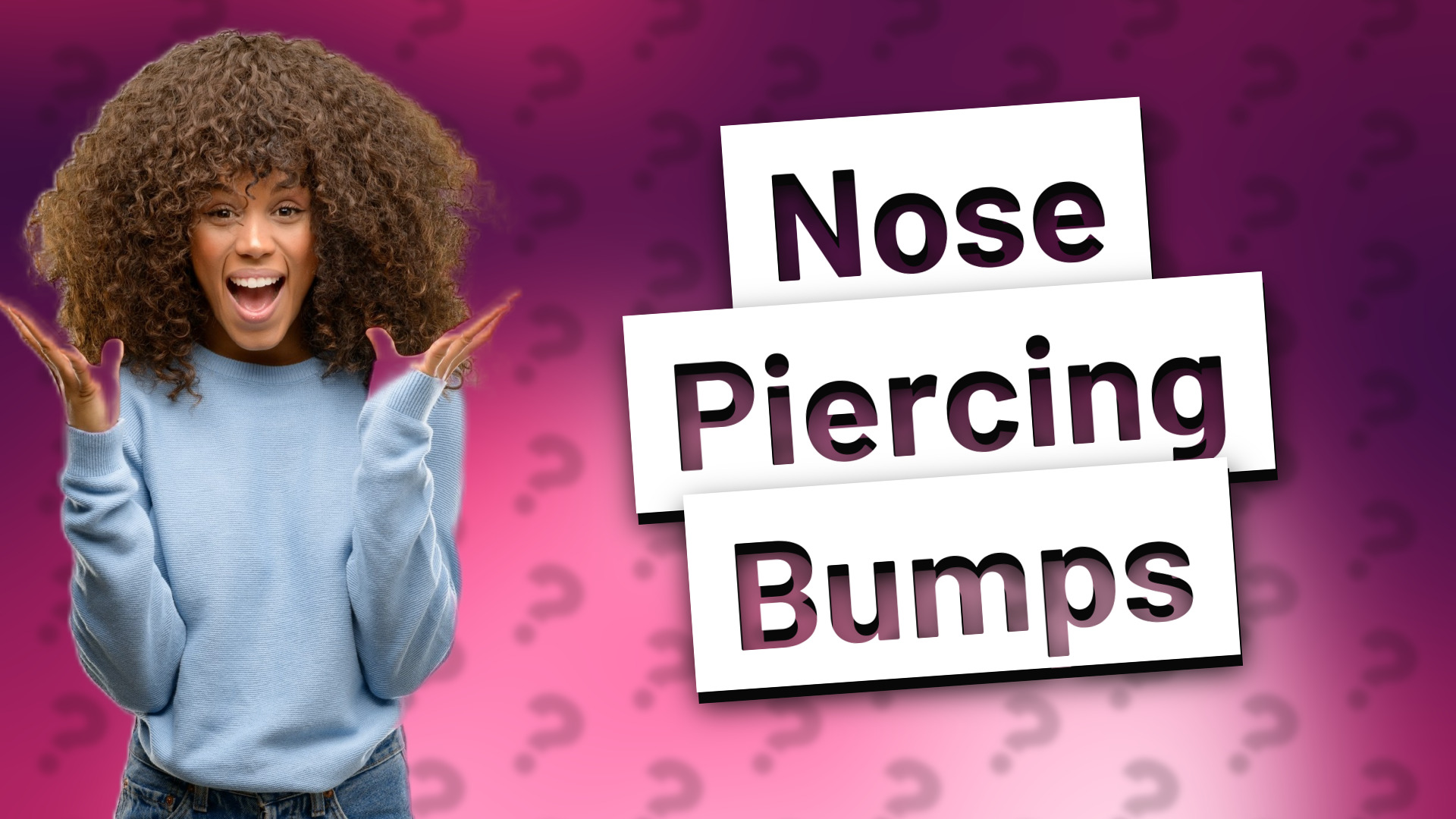 Nose Piercing Bumps