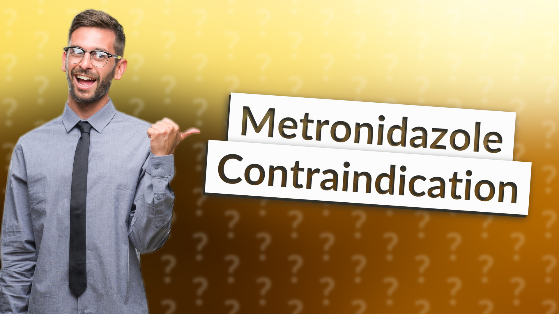 Metronidazole Contraindication