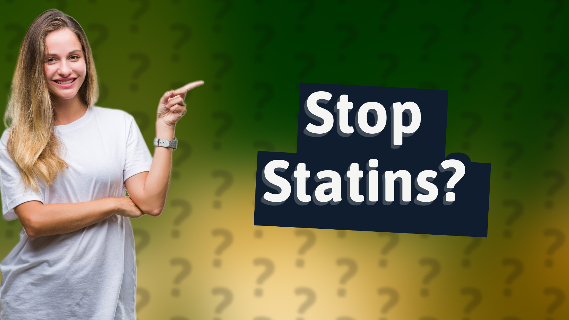 Stop Statins?
