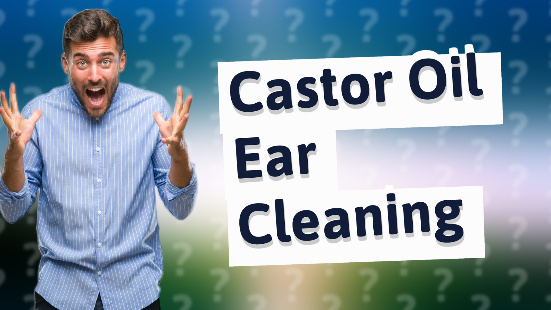 Castor Oil Ear Cleaning