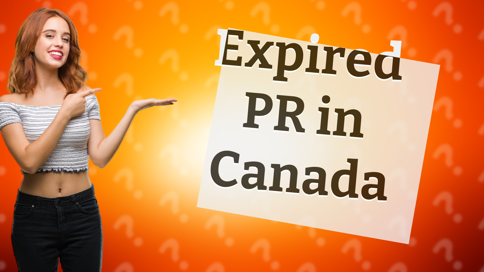 Expired PR in Canada