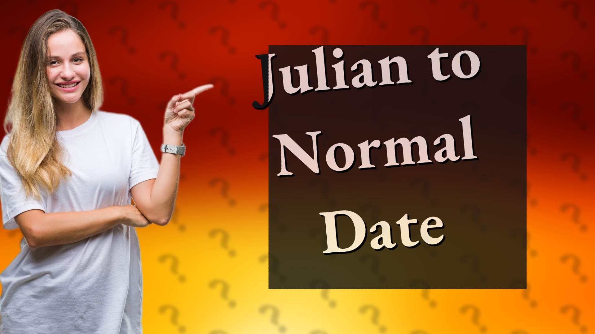 Julian to Normal Date